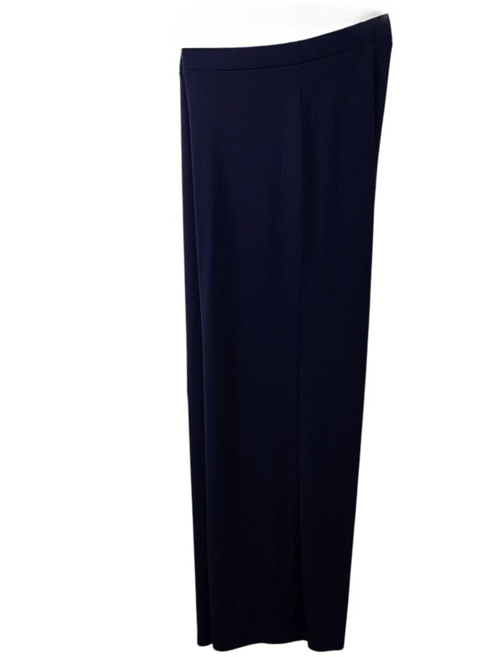 Iman Luxe Stretch Pull On Pants, Size 2X, Navy Blue